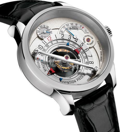 Review Greubel Forsey Double Tourbillon 30 ° invention 1 piece platinum limited edition 11 watch price